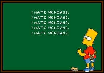 odio il lunedì